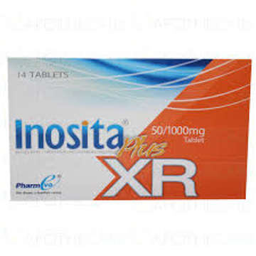 Picture of Inosita Plus Xr 50/1000mg Tab 7x2s